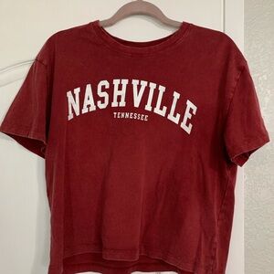 Nashville Tennessee Red Graphic Tee